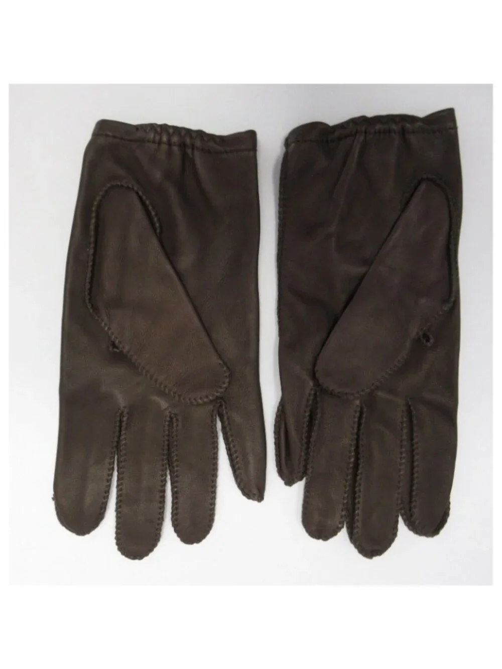 VINTAGE Grandoe Driving Gloves Large Leather Perforated Snap Closure